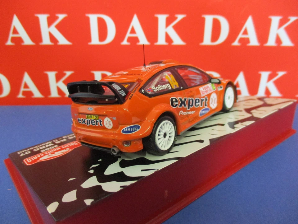 Die cast 1/43 Modellino Auto Ford Focus RS WRC 07 Rally Monte Carlo 2008 Solberg - Immagine 3 di 4