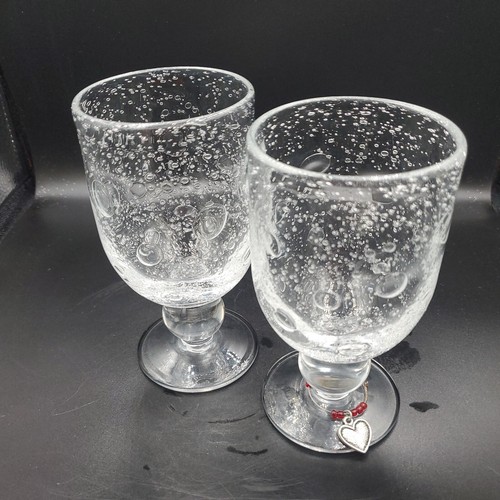 Set of 2 Southern LIVING At Home Bella LUNA 8 Oz Glasses. Very nice