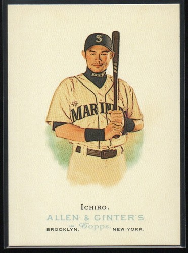 Ichiro Suzuki 2006 Topps Allen and Ginter #200 Seattle Mariners Hall of Fame #1