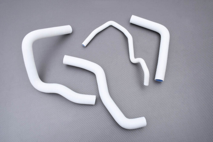 Durites radiateur blanches silicone haute pression pour GSX-R 600