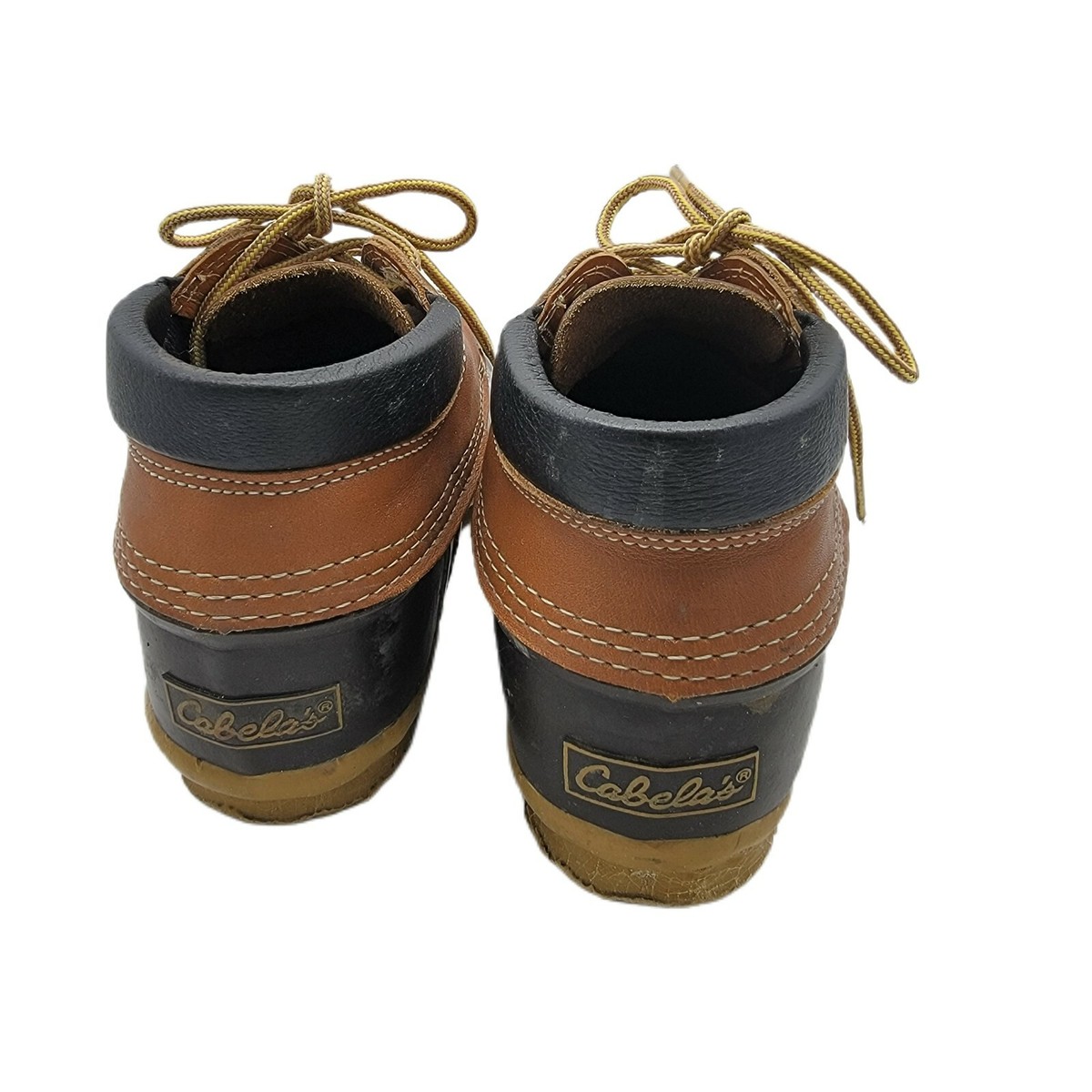 Cabelas Duck Boots Steel Shank Mens Size 8 Waterproof Lace 