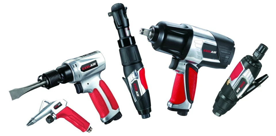 Kit de accesorios de herramientas neumáticas profesionales EXELAIR® 44 piezas Foto 2 de 4