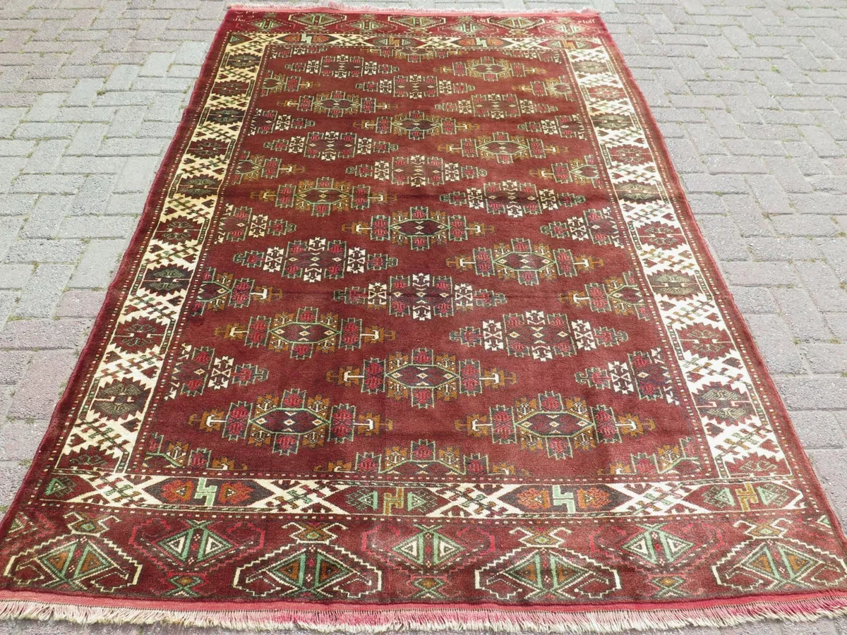 Vintage Turkish Rugs Wool Rug Floor Carpet Handmade Rug Tapi