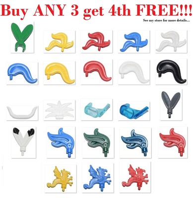  NEW Lego PICK YOUR HAT / HELMET ACCESSORIES ACCESSORY Topper Piece Part mini 