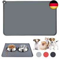 Jiuhao Hunde Katzen Futtermatte,Napfunterlage Silikon Futtermatte FüR