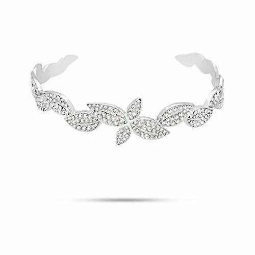 Bracciali di bigiotteria rigidi tondi in argento