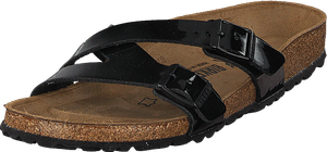 birkenstock yao black patent