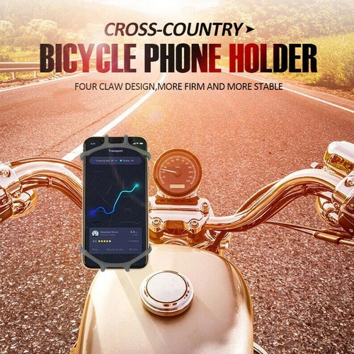 Bicycle Motorcycle MTB Bike Handlebar Silicone Mount Holder for Cell Phone GPS - Picture 4 of 12