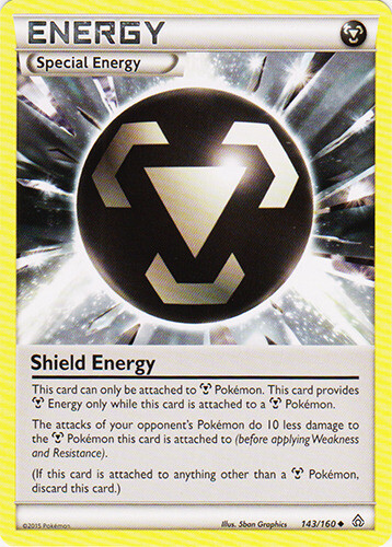 Pokemon - Shield Energy - 143/160 - Uncommon - XY - Primal Clash - LP