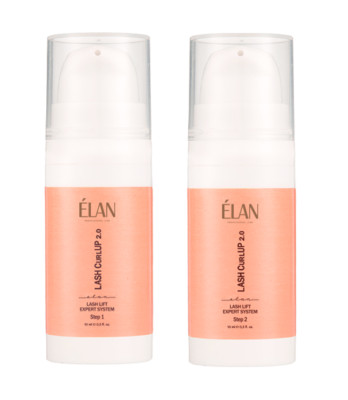 Elan Set - Lash Lift Expert System «LASH CurlUP» 2.0 - Step 1 + 2 Airless Bottle