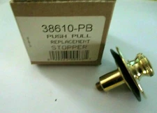 Watco Manufacturing - 38610-PB - PUSH PULL Replacement Stopper with 3/8-in Pin, 
