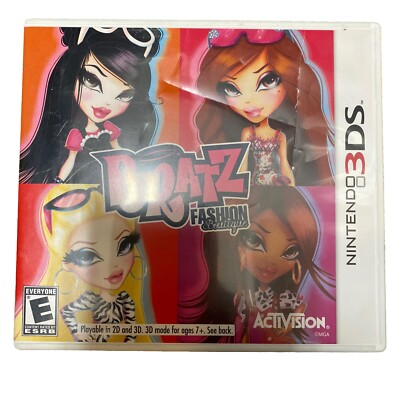 Nintendo 3DS Bratz Fashion Boutique Game Cartridge Complete with