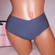 Victoria Secret Panty Hiphugger Large Gray Solid Seamless New