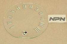 1947-1948 Mecury Car Speedometer Glass Lens Face Waltham Gauge 4 34 Oem Vtg