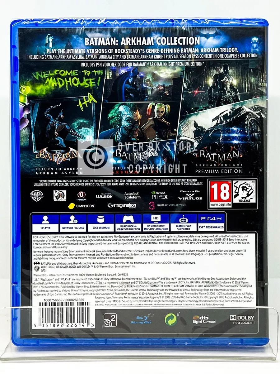 Batman Arkham Collection para ps4 - Mídia Digital - Lopes Gamer