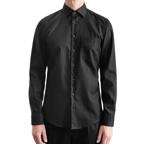 Camicia Uomo Taglie Forti a Manica Lunga Bianca Regular Fit Cotone Elegante 4XL - Foto 10 di 20