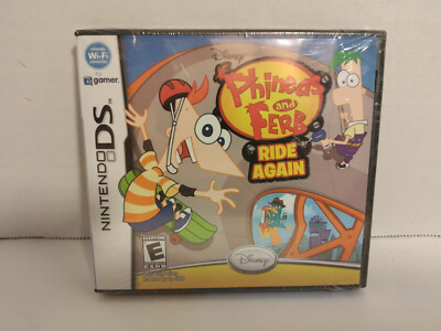 Nintendo DS Phineas and Ferb Ride Again 2010 NDS Sealed