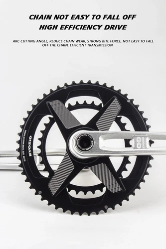 Road Bike Crankset 52-36T 12 Speed 2X Chainring Hollow Tech Crank 165mm Crankset - Picture 17 of 40