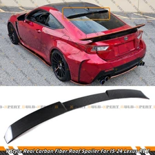 For 2015-25 Lexus Rc300 Rc350 RC F V Style Carbon Fiber Rear Window Roof Spoiler