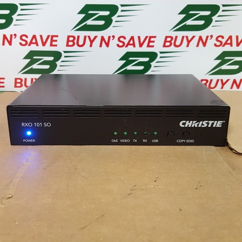 Christie RXO 101 SO Terra Audio Video Receiver 166-002103-01 - w/PwrCrd - USED
