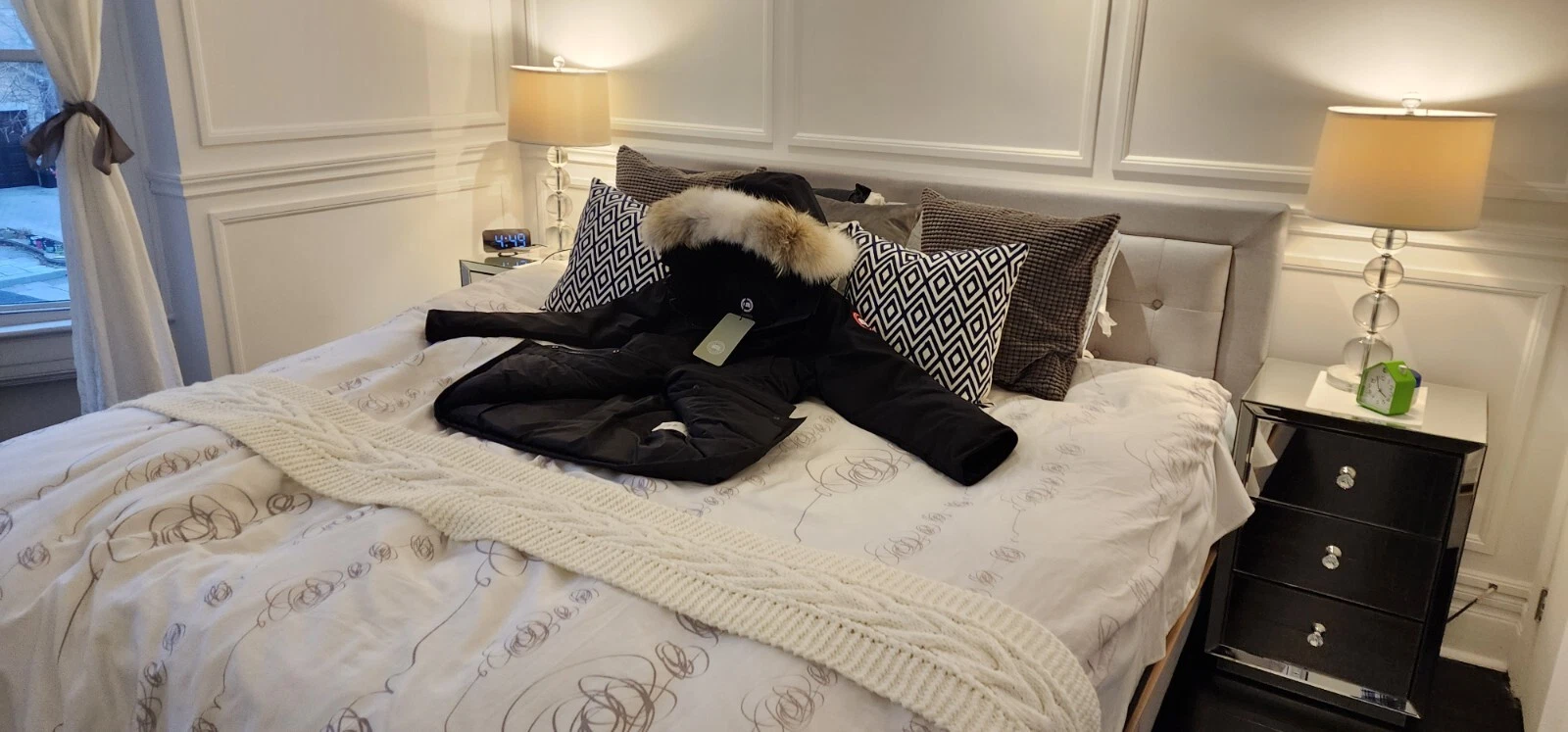 ULTIMA GIACCA PARKA ARTICO GRANDE "BLACK" "GREY LABEL" CANADA GOOSE TRILLIUM