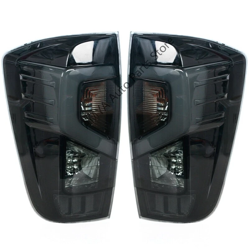 Luz trasera LED de humo para Nissan NP300 Navara 2015-2023 2 piezas Foto 2 de 4