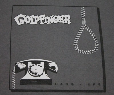 XL * NOS vtg 90s 1997 GOLDFINGER Hang Ups punk ska t shirt * tour