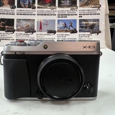 Fujifilm X-E3 Body 24.3MP Mirrorless Digital Camera Black English SD