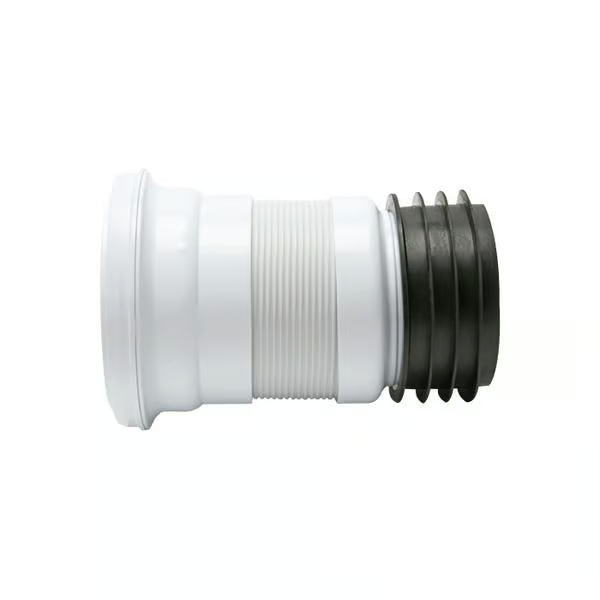 Fluidmaster Euroflo Extending Pan Connector Short 200-350mm White ZB38306 - NEW
