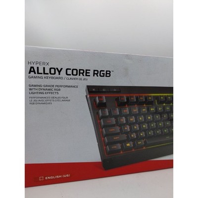 New HyperX Alloy Core RGB Gaming Keyboard Dynamic Lighting Effects