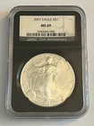 2007 Silver Eagle Dollar $1 - NGC MS 69