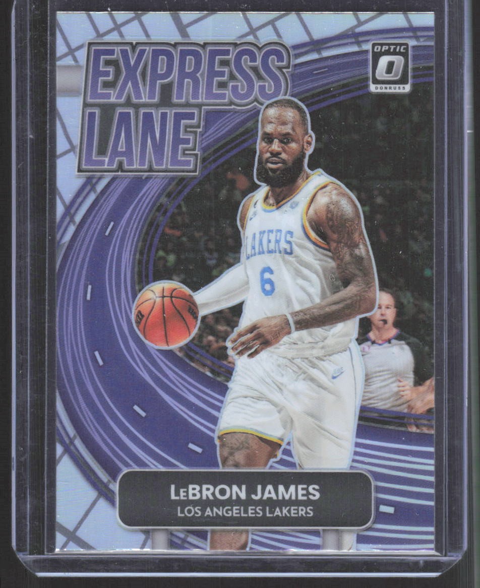 2022-23 Donruss Optic #4 LeBron James Express Lane Purple