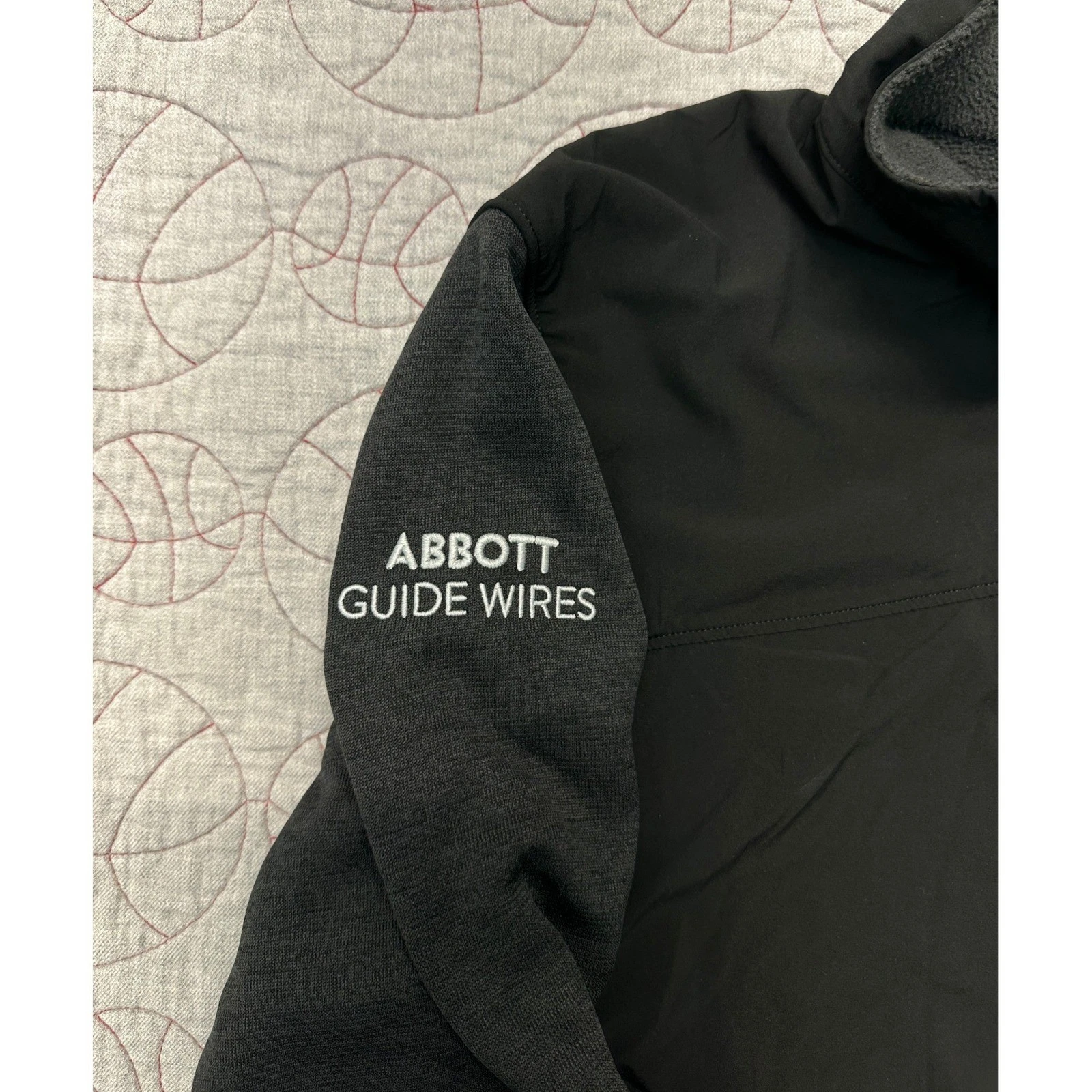 The North Face Full Zip Fleece Gray Black NF0A3LH6 / Mens Large Far North Fleece - product detail image 4