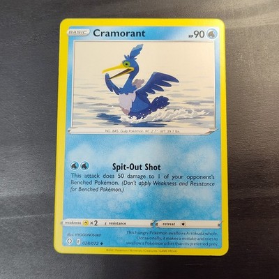 Cramorant, 028/072 : Uncommon - Pokemon TCG Card