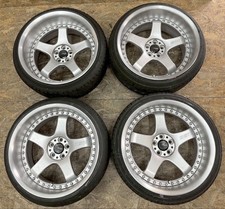 Jdm Rare Work Jdm Concept Gt5-3p 4wheels No Tire 18x10-6 O 10-19 O 5x100