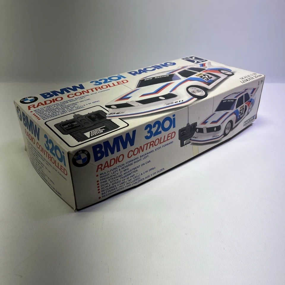 Vtg RADCON BMW Multifunction 1/18 Scale 320I RACING RC Car UNUSED Read - Image 2 of 4