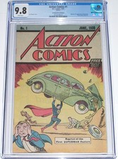 Action Comics #1 CGC 9.8 Safeguard Promotional reprint 1st appearance Superman