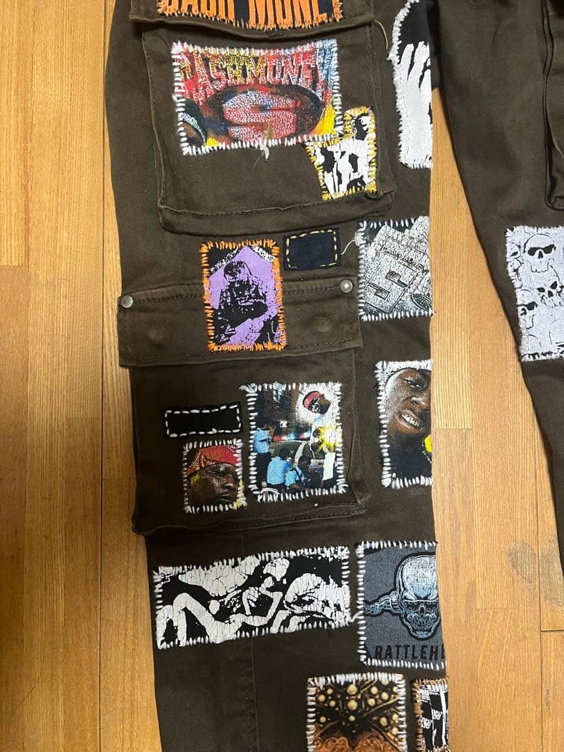 Missing Since Thursday Patch Denim Pants Skinny 4… - image 9