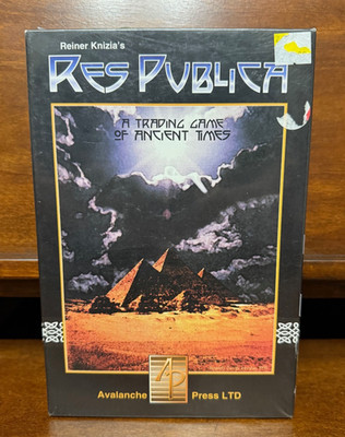 Avalanche Press RES PUBLICA Game (1st Ed) 1999 NEW & SEALED Box!