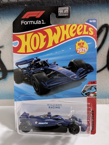 Hot Wheels 1:64 Formula 1 Track Aces Williams Racing - Picture 1 of 1