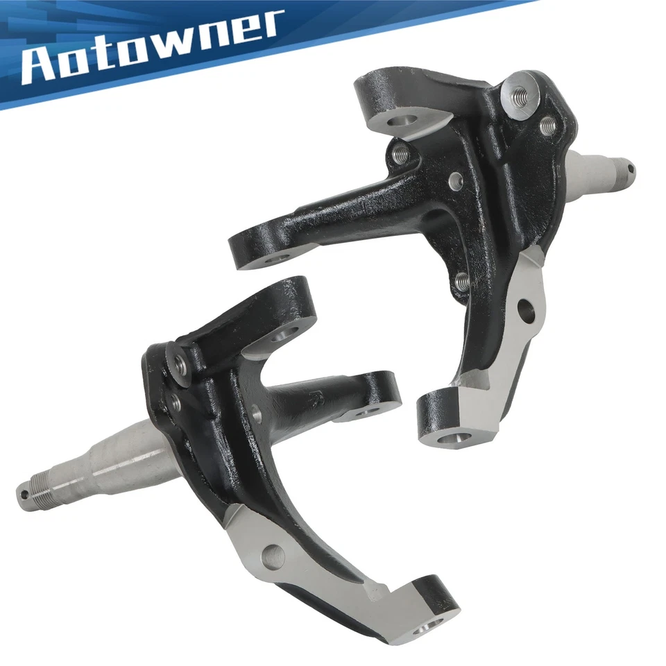 Para Pontiac LeMans GTO Buick Skylark 1964-1972 2x carrocería freno de disco culata husillos Foto 2 de 4