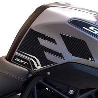Aufkleber 3D Schutz Seitenlichter Tank Motorrad Kompatibel Mit Qj Motor Srt 700