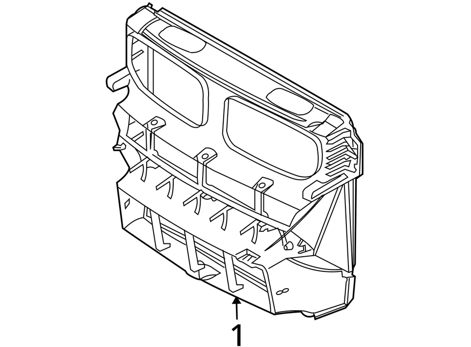 Radiator Core Support Fits 11-13 BMW X5 817416 Foto 3 de 4