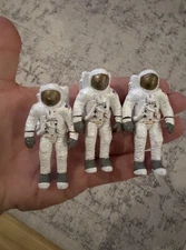 3X VINTAGE RARE 1998 APII NASA Astronaut Apollo Mission 2.5” Action Figures