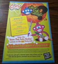 Foohy Brand Double Sided 8x11 Print Ad 2006