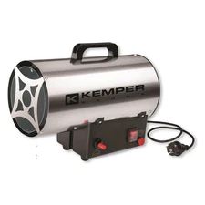 Kemper 65311INOXN 10 Kw H Stainless Steel And Black Hot Air Generator