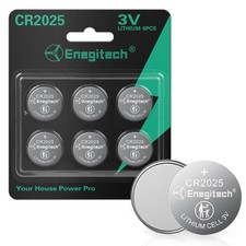 Enegitech CR2025 Lithium Coin Batteries Button 2025 3V Lithium Battery Use in