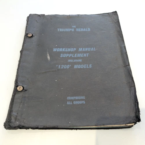 Triumph Herald ** WORKSHOP MANUAL **  Well Used Condition