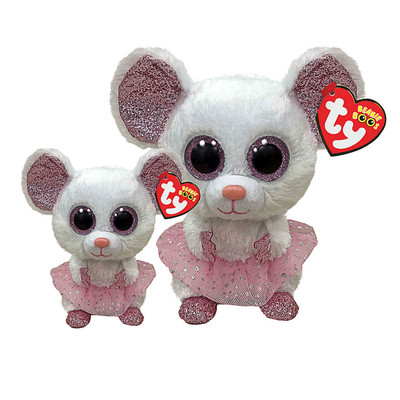 TY Beanie Boos, ''Nina'', Maus mit Tutu, unterschiedliche Größen