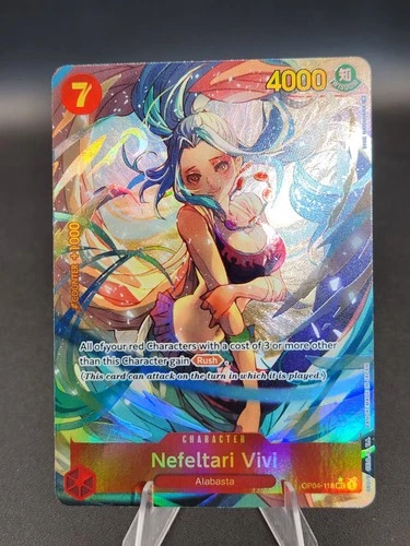 Nefeltari Vivi OP04-118 SEC Alt Art - One Piece TCG OP04 English - NM